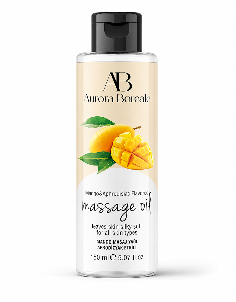 ABM1-urun-diyarbakirsexshop Mango Aromalı Afrodizyak Etkili Rahatlatıcı Masaj Yağı - Görsel 1