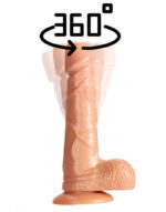 19 cm Dönen Dildo Vibratör - Görsel 2