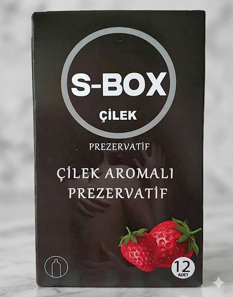 PRZVTF1-urun-diyarbakirsexshop Çilek Aromalı 12'li Prezervatif - Görsel 1