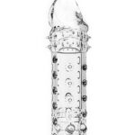 Tırtıklı Saydam Penis Kılıfı 16cm