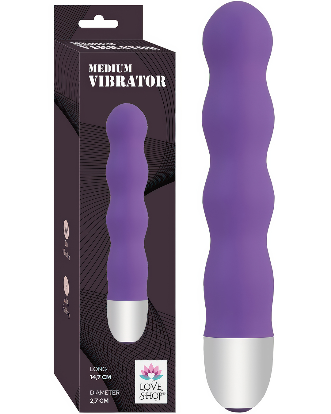 C-7373-urun-diyarbakirsexshop- Boğumlu Vibratör – Mor - Görsel 1