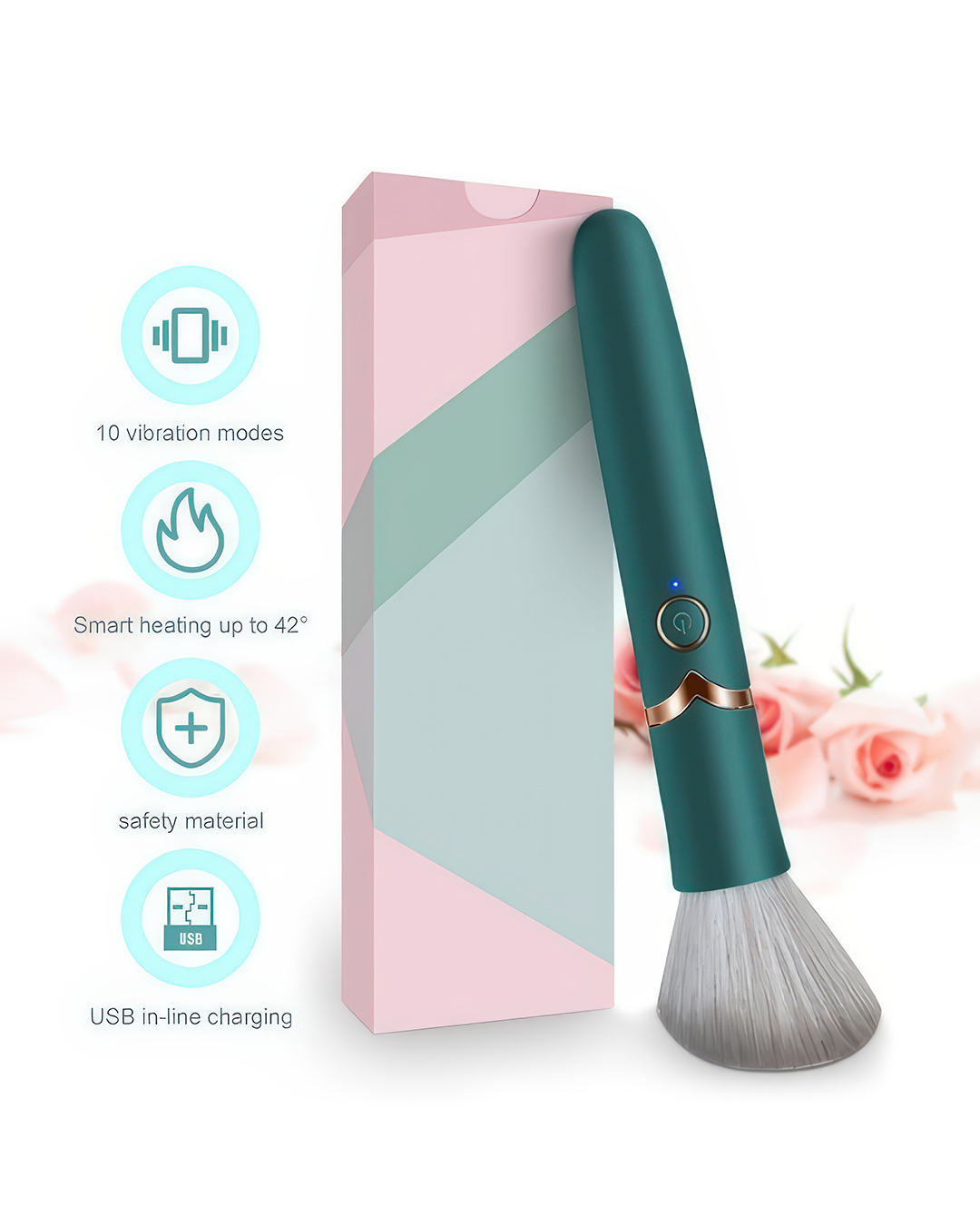 C-7833-urun-diyarbakirsexshop Makyaj Fırçası Şekilli Vibratör - Görsel 1