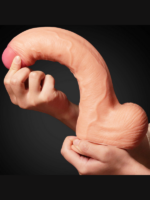 11 İnç Dual Layer Platinum Silicone Cock - Görsel 3