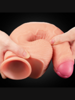 11 İnç Dual Layer Platinum Silicone Cock - Görsel 4