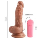 13.4 Cm Kablolu Kumandalı Dildo Vibratör