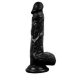 21CM Gerçekçi Zenci Dildo Penis