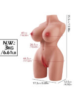 3 kg mini yarım vücut manken - Görsel 5