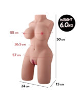 6 kg mini yarım vücut manken - Görsel 5