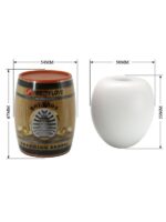 Bourbon Fıçı Şeklinde Yumurta Mastürbatör - Görsel 2