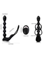 Isıtmalı Penis Halkalı Anal Prostat Vibratör