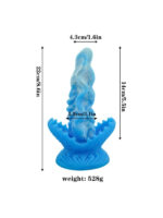 Mavi Canavar Dildo Model 4