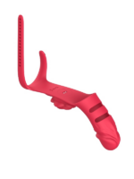 Parmak takılabilir fiziksel dildo + Gül Titreşimli 2'si 1 arada yeni tasarım parmak vibratörü - Görsel 5