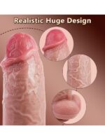 Thrusting Huge Thick Dildo Vibratör 21 Cm - Görsel 4