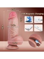 Thrusting Huge Thick Dildo Vibratör 21 Cm - Görsel 5