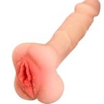 Vajina Girişli Dolgulu Realistik Penis Kılıfı Mastürbatör 20CM